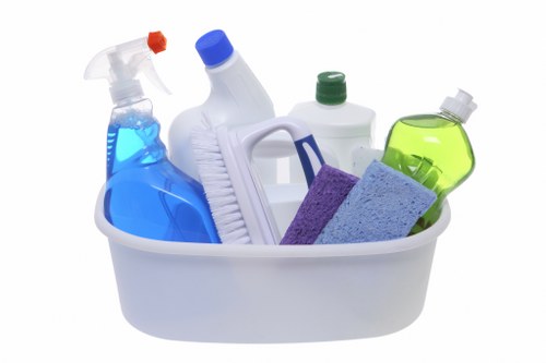 Marketing and browsing data concept for local cleaning services