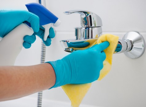 Reusable cleaning supplies and low-impact carpet cleaning products